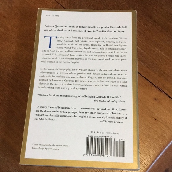 Desert queen by Janet Wallach book books novel - Picture 2 of 8